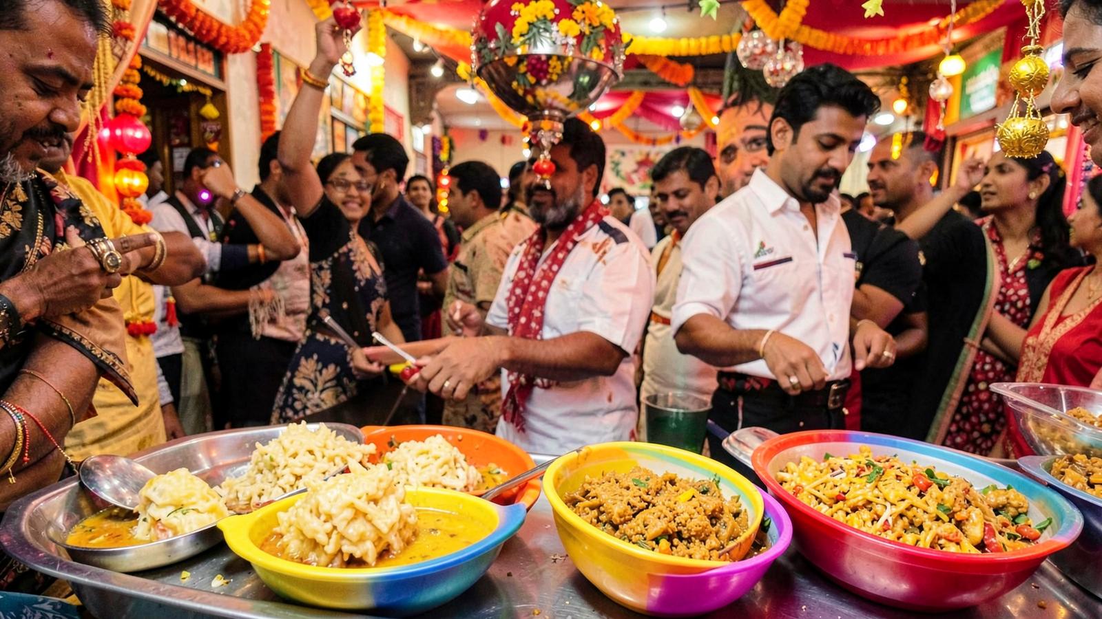 Afternoon chaat and snacks — Mehendi Catering by Welcome Caterers in Pune