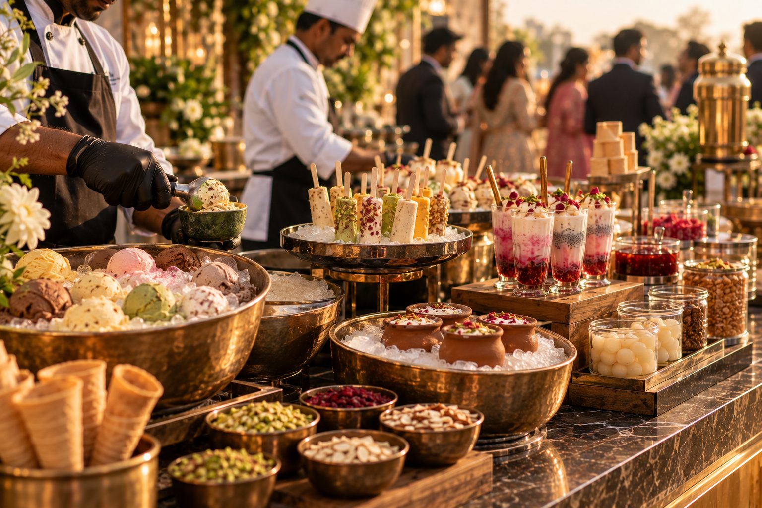 Ice Cream, Kulfi and Falooda Counter by Welcome Caterers in Pune