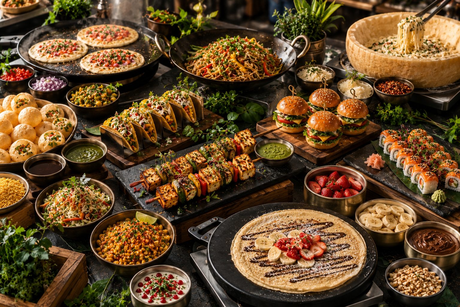Pav bhaji — Live Counter catering by Welcome Caterers in Pune